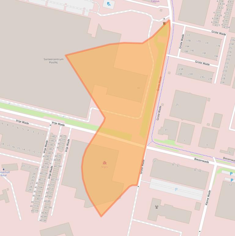 Kaart van postcodegebied 3439NT.