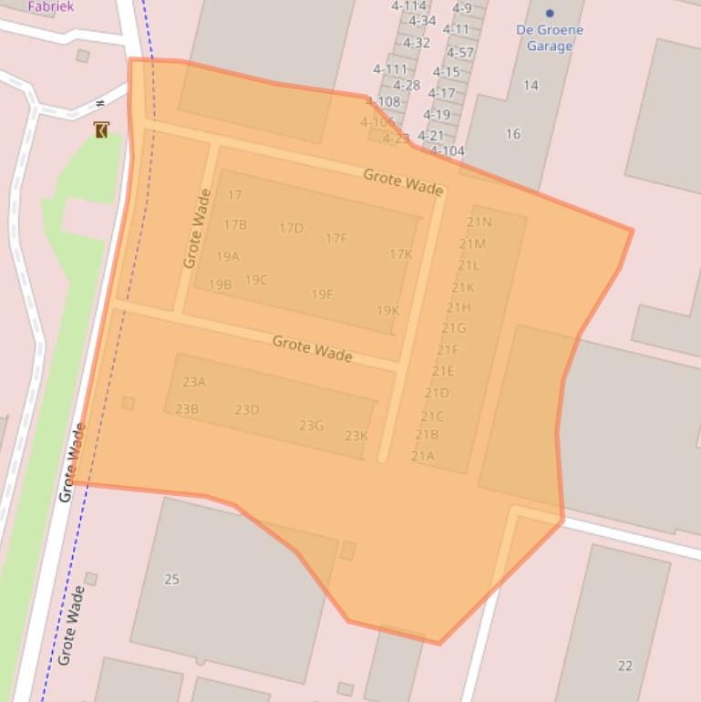 Kaart van postcodegebied 3439NX.