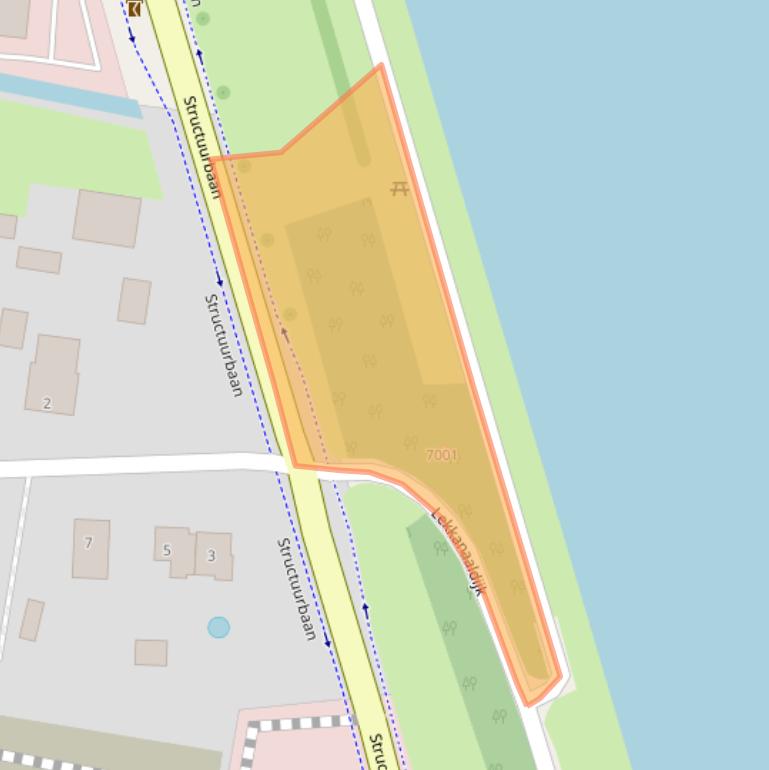 Kaart van postcodegebied 3439QQ.