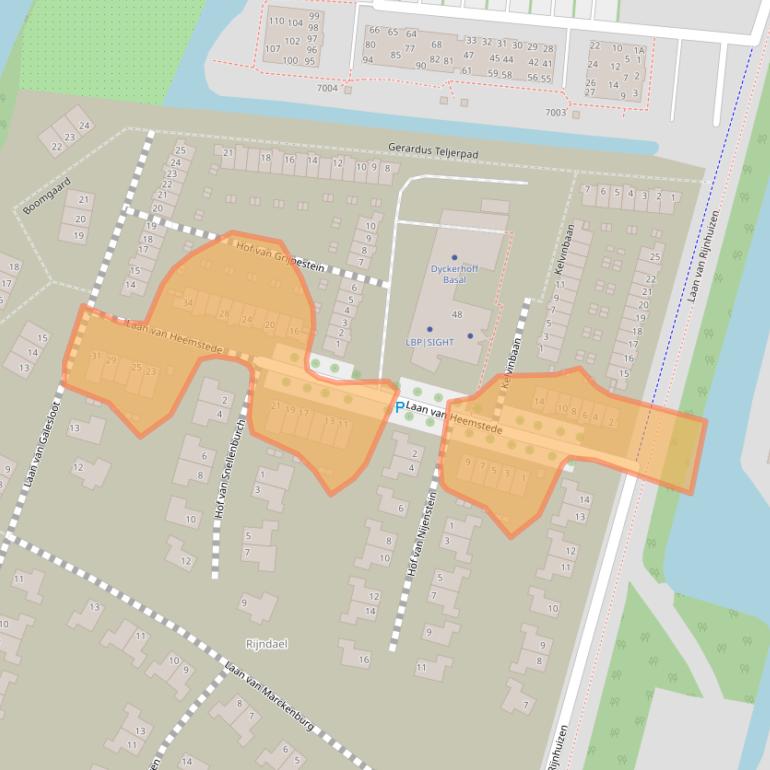 Kaart van postcodegebied 3439WM.