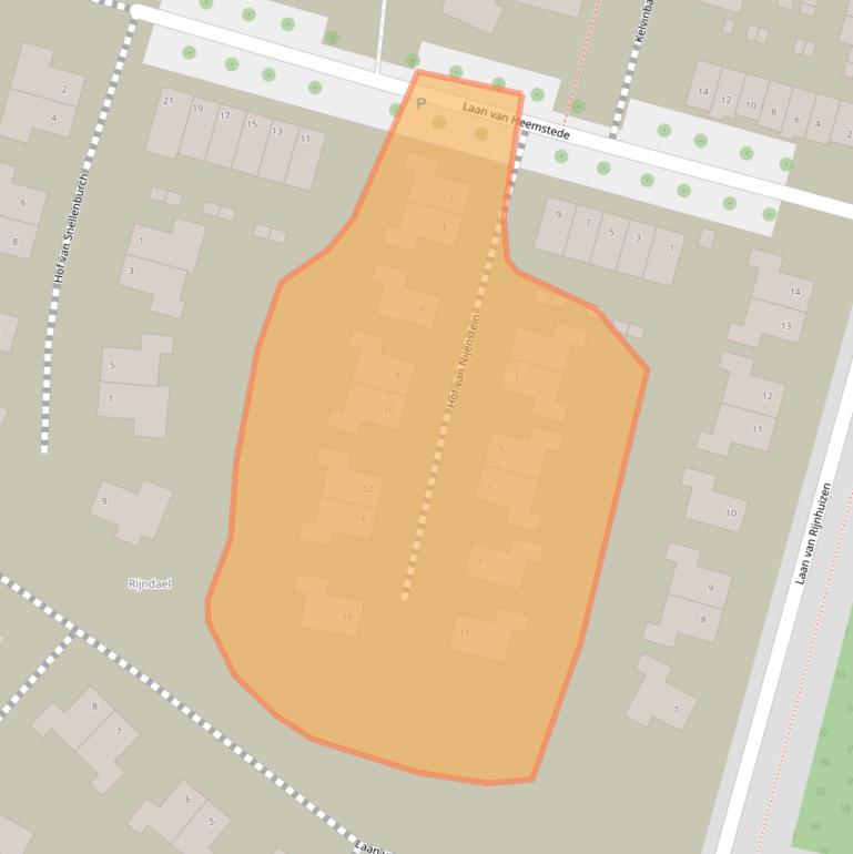 Kaart van postcodegebied 3439WR.