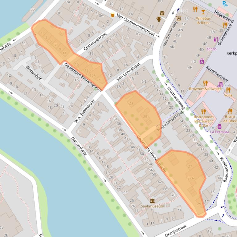 Kaart van postcodegebied 3441AE.