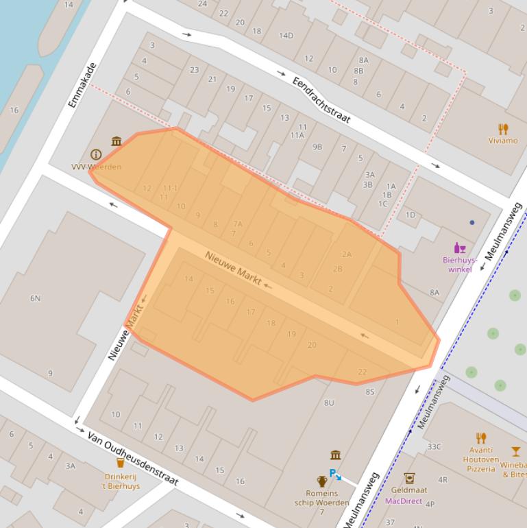 Kaart van postcodegebied 3441AN.