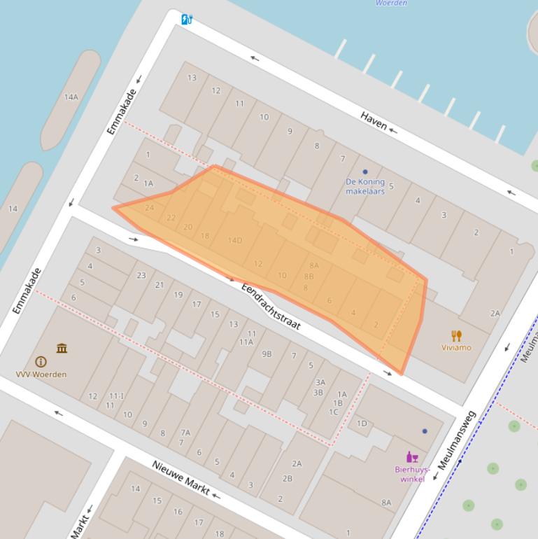 Kaart van postcodegebied 3441AR.