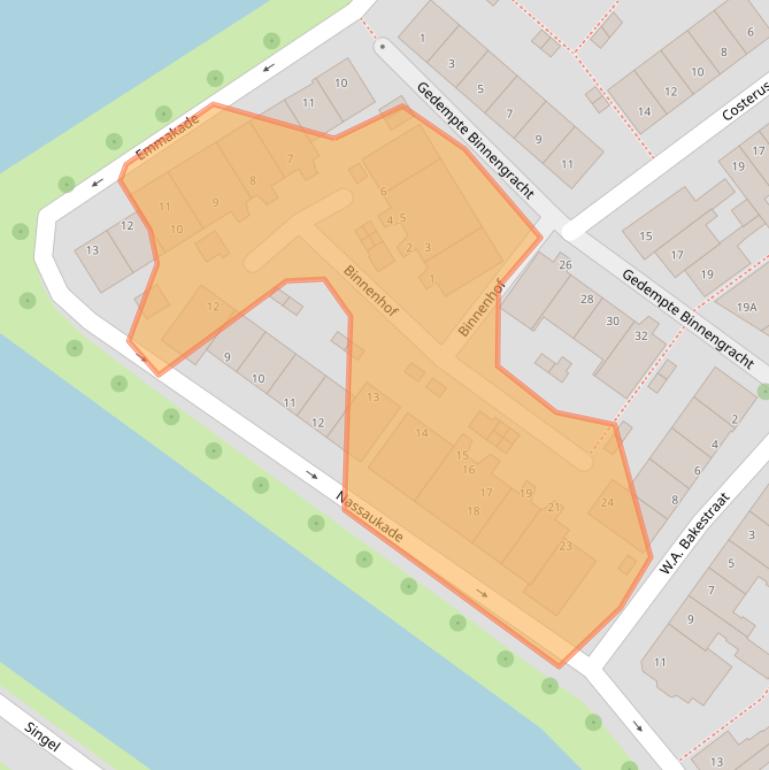 Kaart van postcodegebied 3441AX.