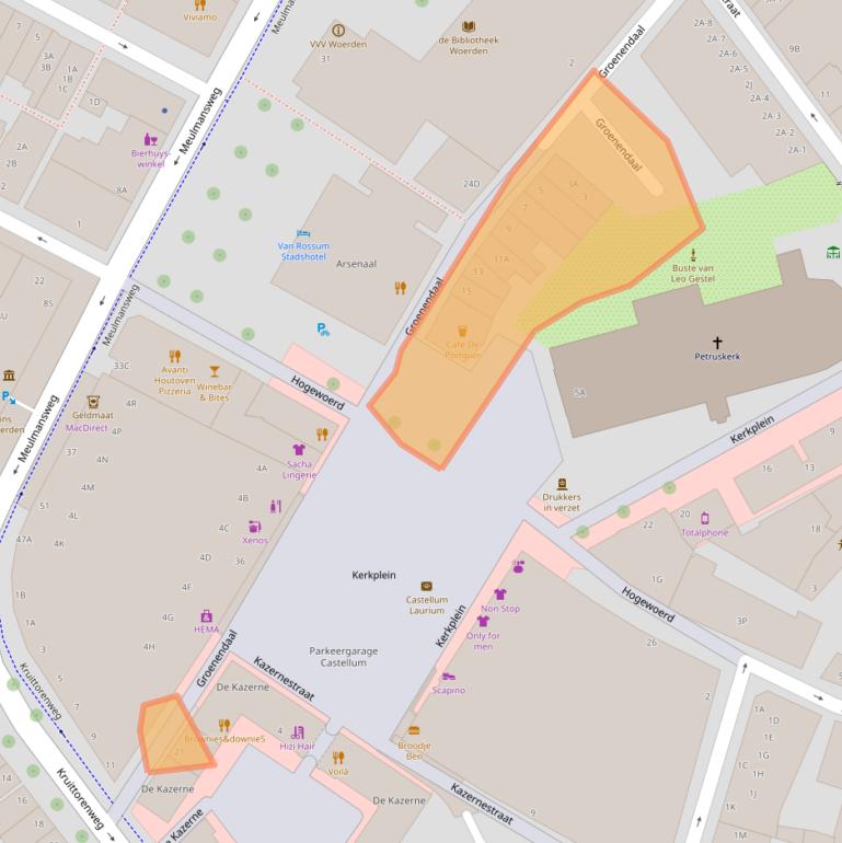 Kaart van postcodegebied 3441BC.