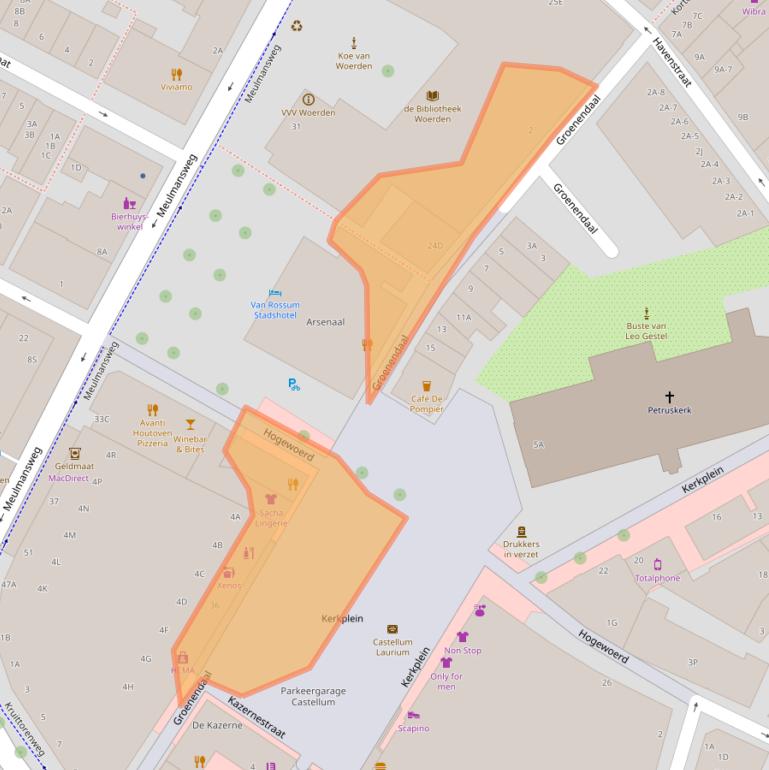 Kaart van postcodegebied 3441BD.