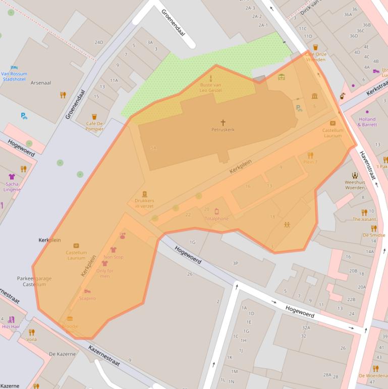 Kaart van postcodegebied 3441BG.