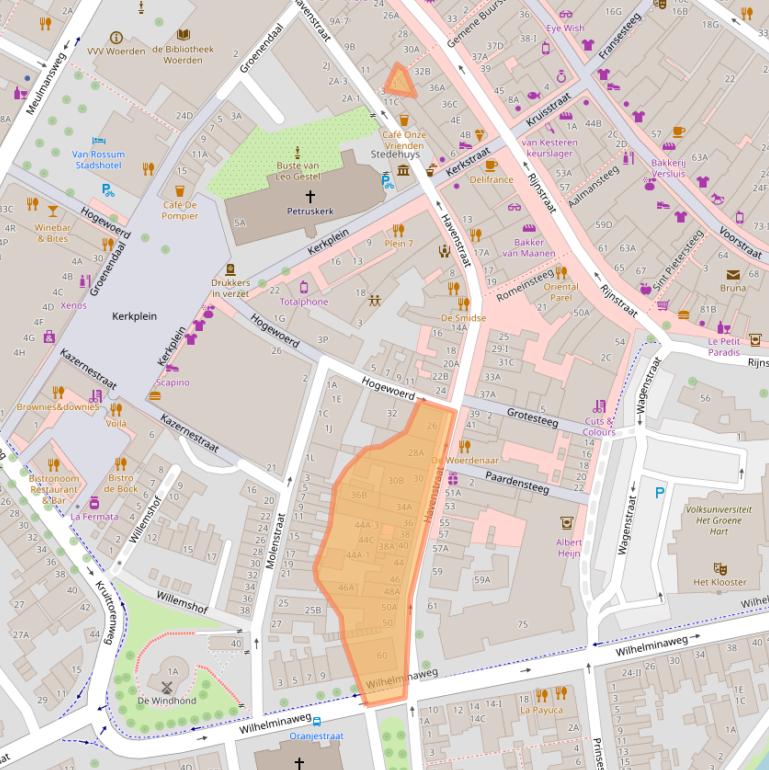 Kaart van postcodegebied 3441BK.