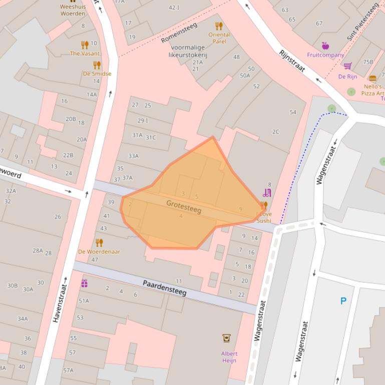 Kaart van postcodegebied 3441BL.