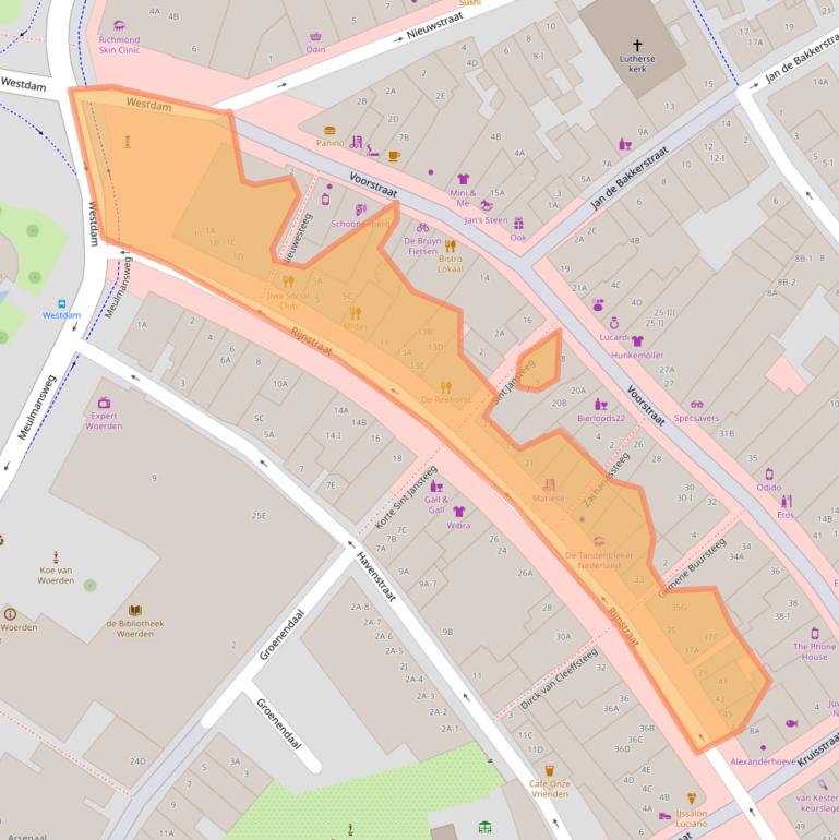 Kaart van postcodegebied 3441BP.