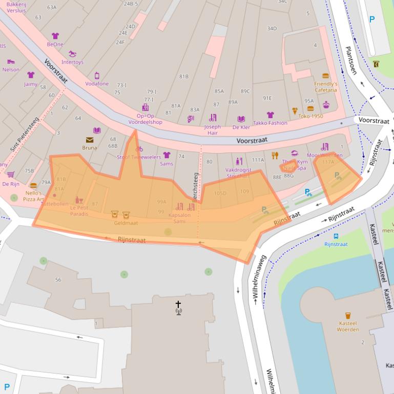 Kaart van postcodegebied 3441BS.