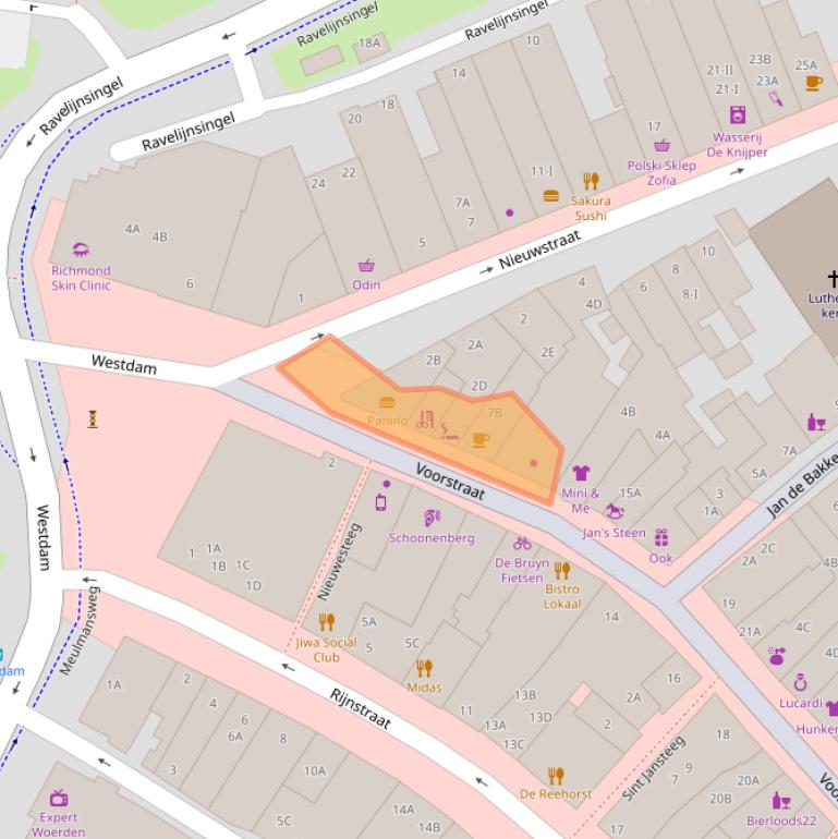 Kaart van postcodegebied 3441CA.