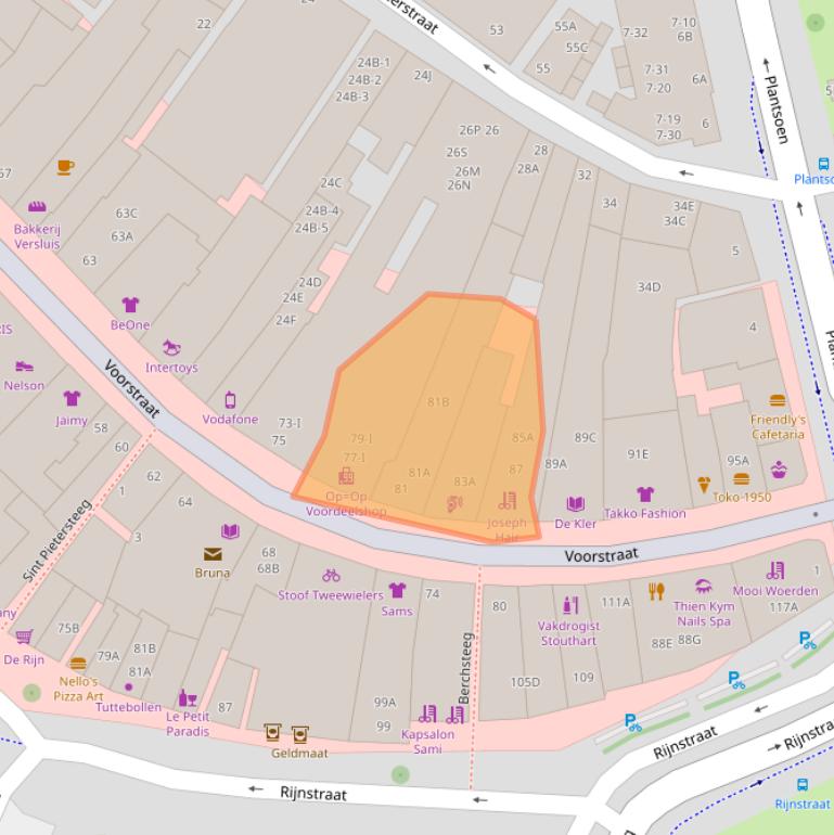 Kaart van postcodegebied 3441CJ.