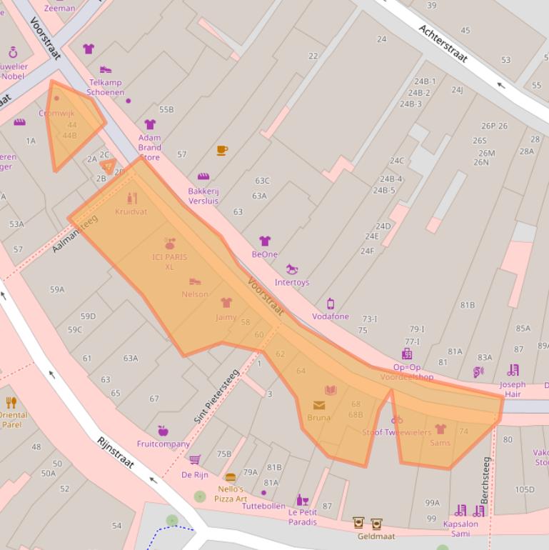 Kaart van postcodegebied 3441CN.