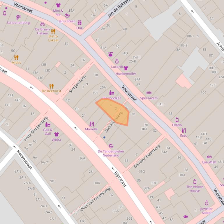 Kaart van postcodegebied 3441CV.