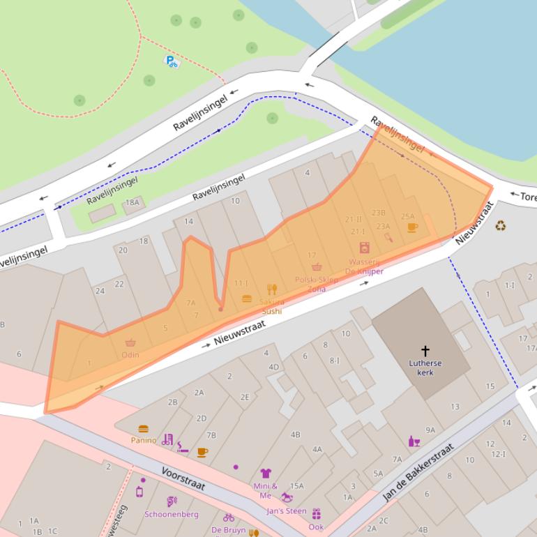 Kaart van postcodegebied 3441EA.