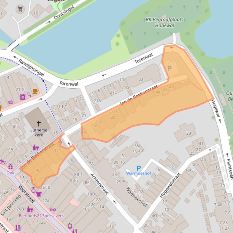 Kaart van postcodegebied 3441EE.