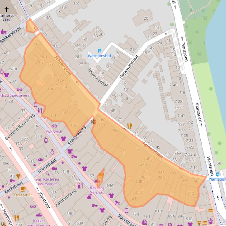 Kaart van postcodegebied 3441EH.