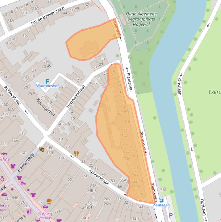 Kaart van postcodegebied 3441EL.