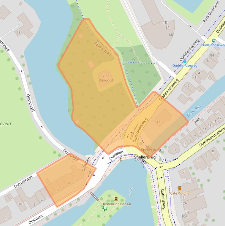 Kaart van postcodegebied 3441EN.