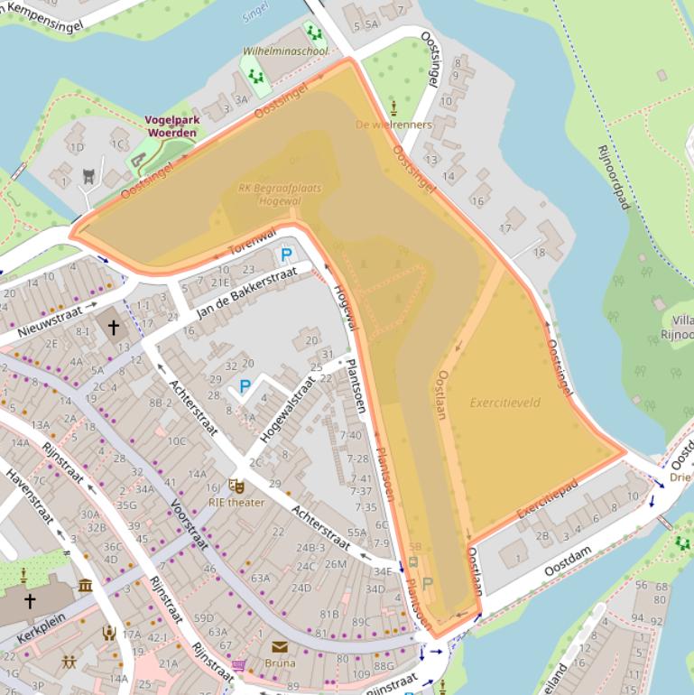 Kaart van postcodegebied 3441ET.