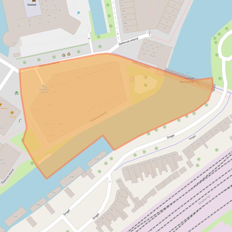 Kaart van postcodegebied 3441VG.