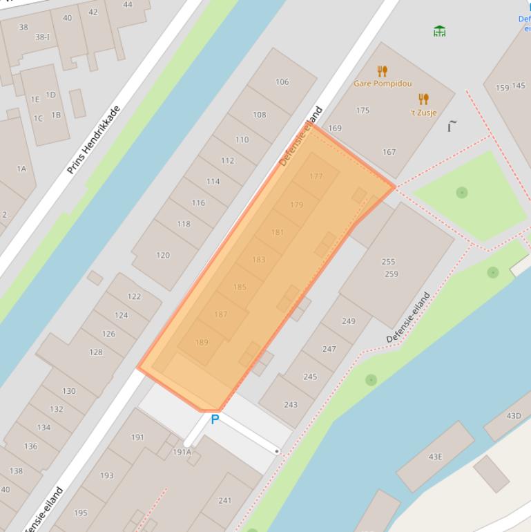 Kaart van postcodegebied 3441VJ.