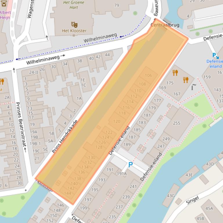 Kaart van postcodegebied 3441VL.