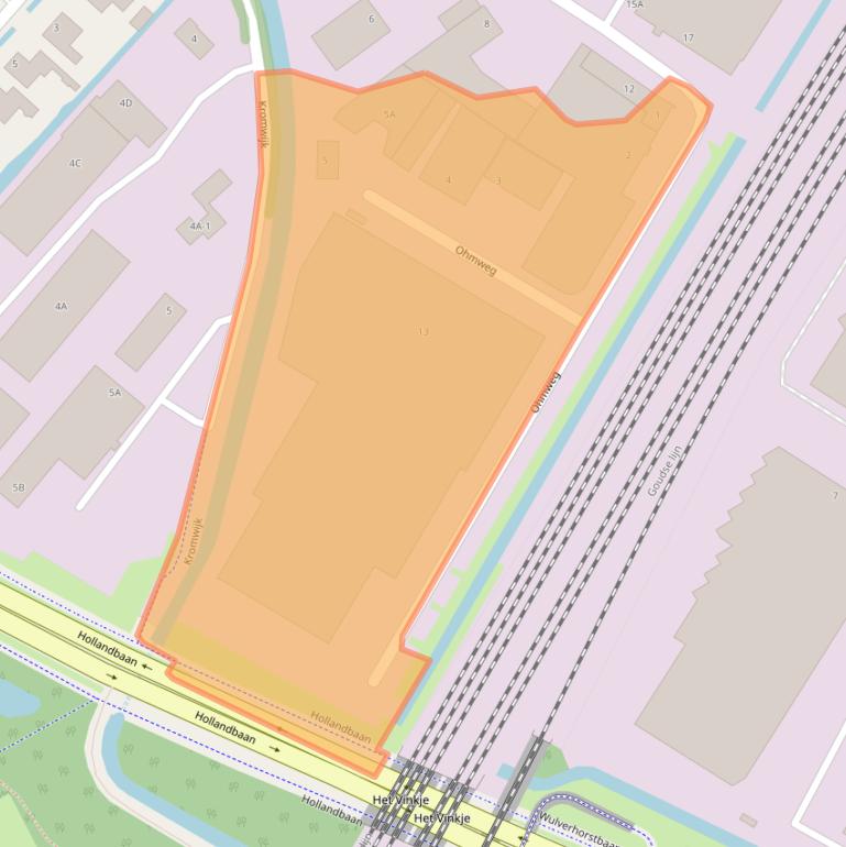 Kaart van postcodegebied 3442AA.