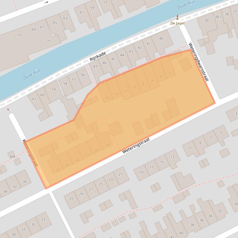 Kaart van postcodegebied 3442CP.