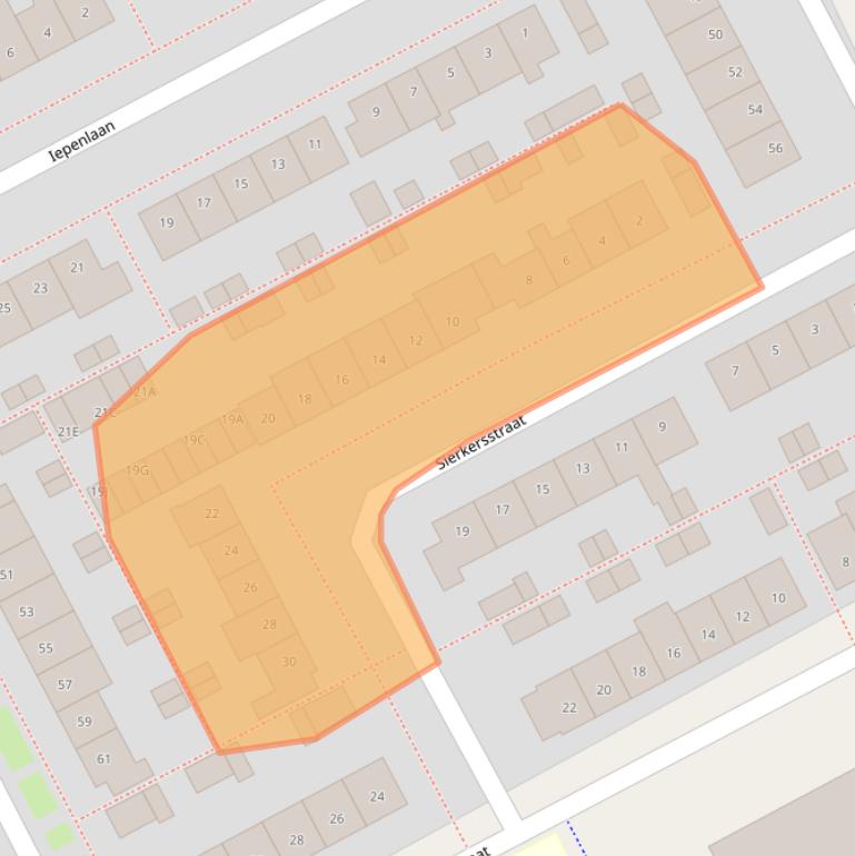 Kaart van postcodegebied 3442GS.
