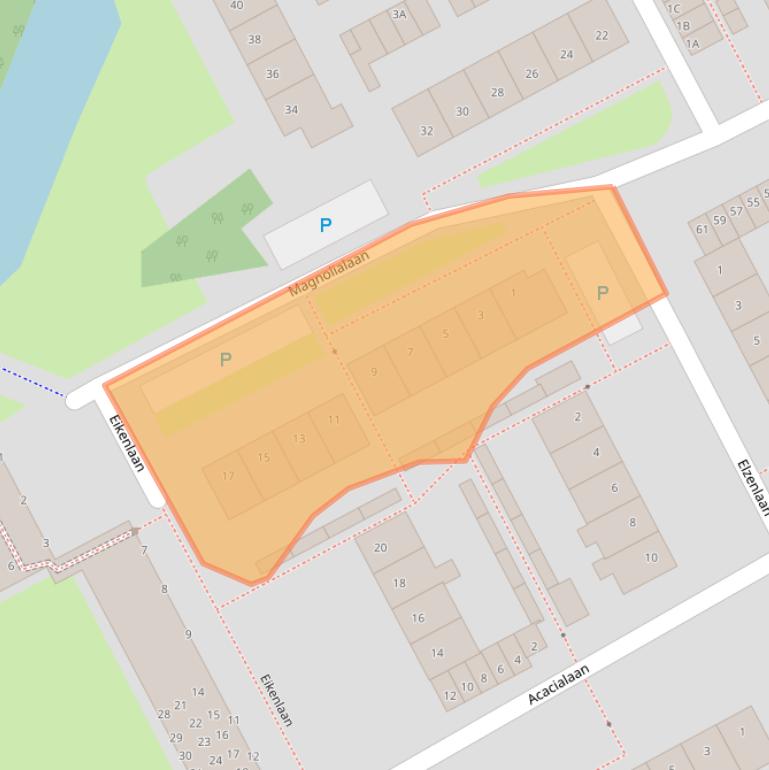 Kaart van postcodegebied 3442HL.