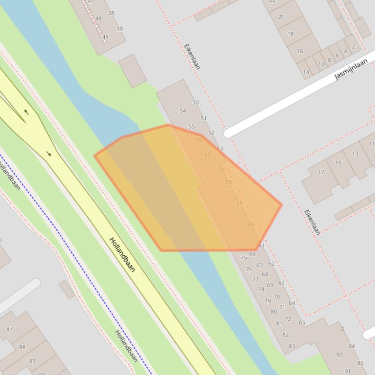 Kaart van postcodegebied 3442HR.
