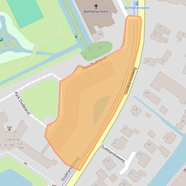 Kaart van postcodegebied 3443AK.