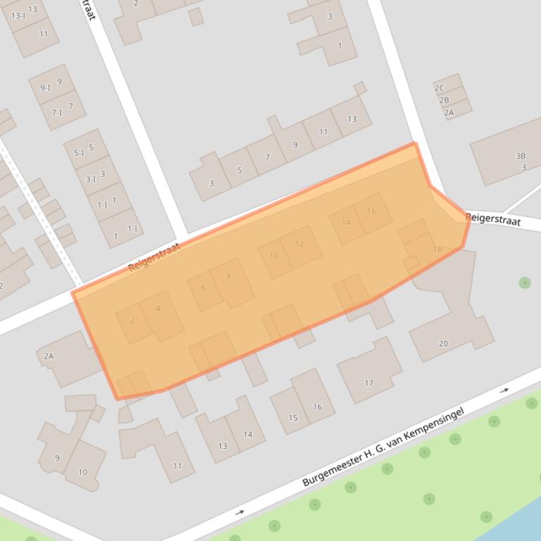 Kaart van postcodegebied 3443AW.