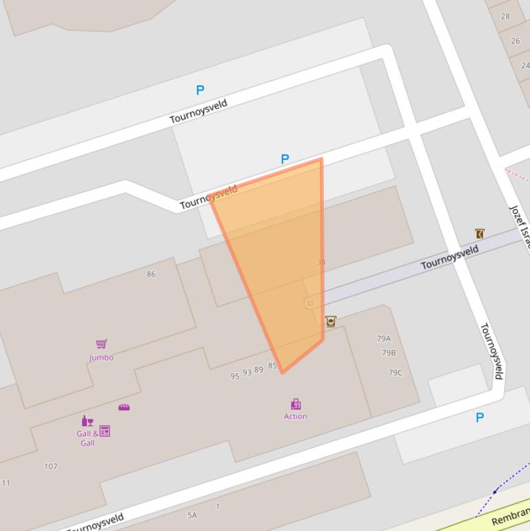 Kaart van postcodegebied 3443EV.