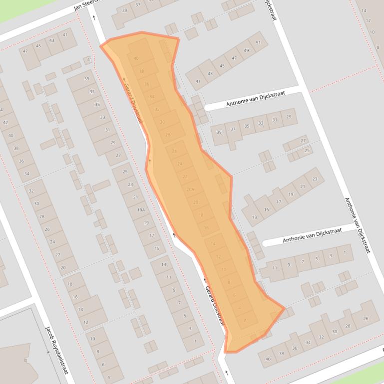 Kaart van postcodegebied 3443GN.