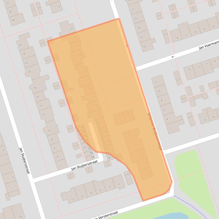 Kaart van postcodegebied 3443HC.