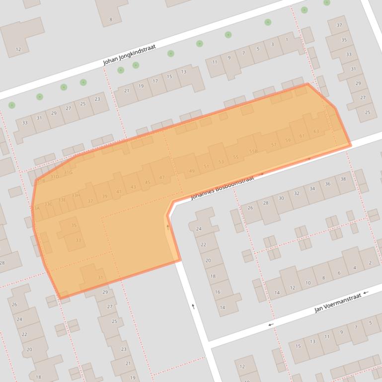 Kaart van postcodegebied 3443HD.