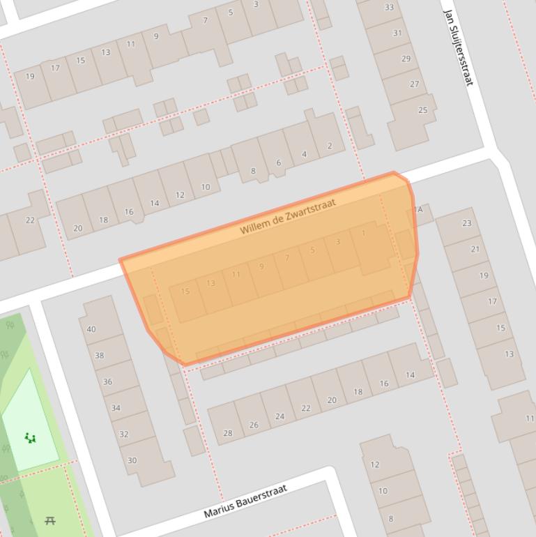 Kaart van postcodegebied 3443HM.