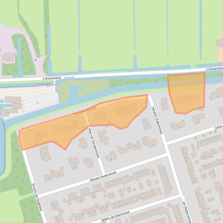 Kaart van postcodegebied 3443HW.