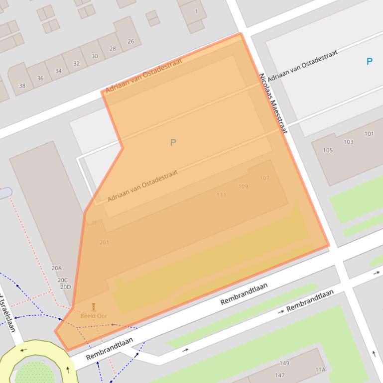 Kaart van postcodegebied 3443TM.