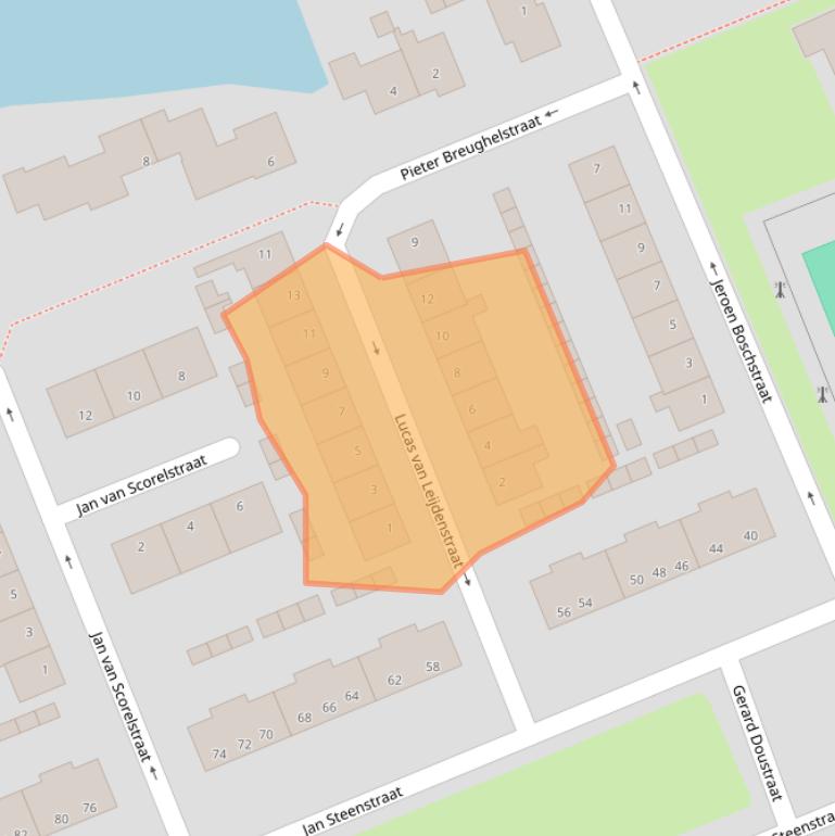 Kaart van postcodegebied 3443VC.