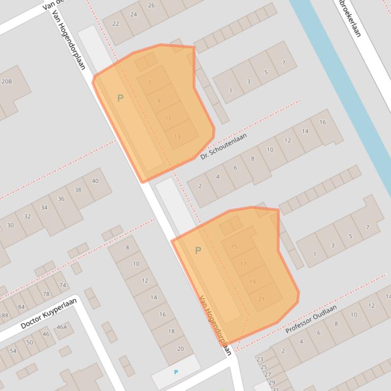 Kaart van postcodegebied 3445CG.