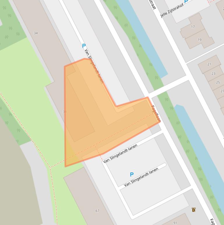 Kaart van postcodegebied 3445EK.