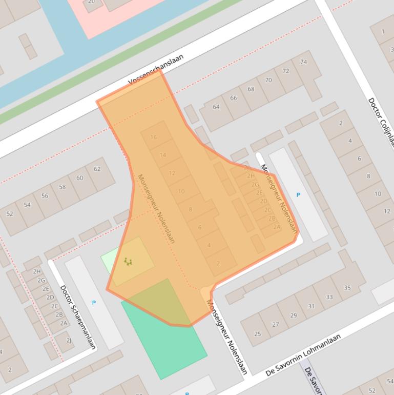 Kaart van postcodegebied 3445VK.