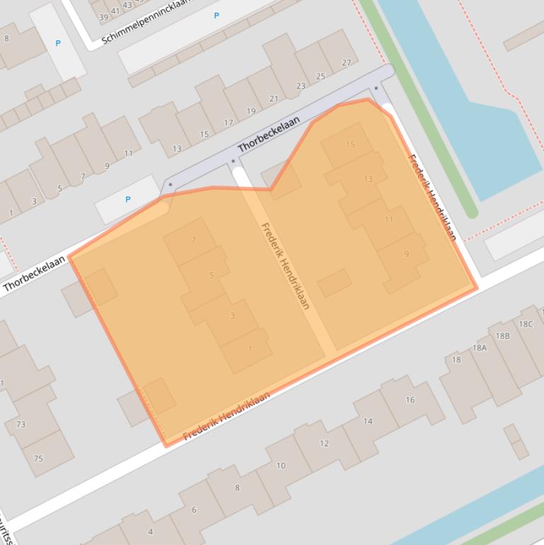 Kaart van postcodegebied 3445XM.