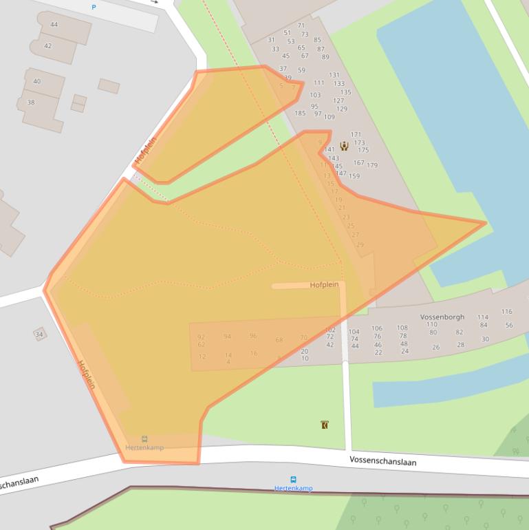 Kaart van postcodegebied 3445ZA.