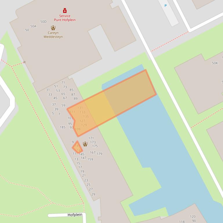 Kaart van postcodegebied 3445ZD.